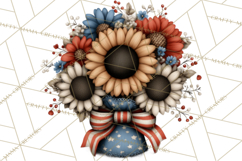 Americana Patriotic Summer Clipart Memorial Day July 4 Product Image 3