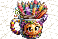 Halloween Teacher Clipart PNG School Bundle Product Image 4