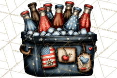 Americana Patriotic Summer Clipart Memorial Day July 4 Product Image 5