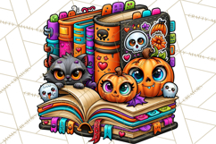 Halloween Teacher Clipart PNG School Bundle Product Image 2