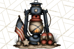 Americana Patriotic Summer Clipart Memorial Day July 4 Product Image 2