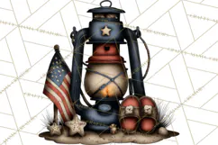 Americana Patriotic Summer Clipart Memorial Day July 4 Product Image 2