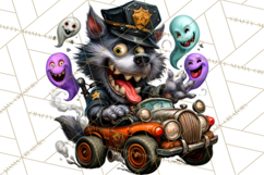 Cute Halloween Occupation Monsters PNG Clipart Product Image 3