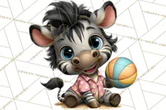 Hawaiian Safari Animals Tropical Beach Clipart PNG Product Image 3