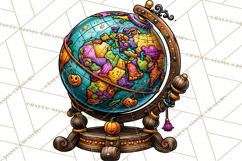 Halloween Teacher Clipart PNG School Bundle Product Image 5