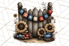 Americana Patriotic Summer Clipart Memorial Day July 4 Product Image 3