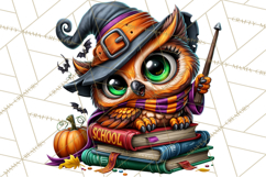 Halloween Teacher Clipart PNG School Bundle Product Image 2