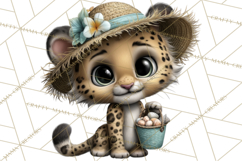 Hawaiian Safari Animals Tropical Beach Clipart PNG Product Image 5