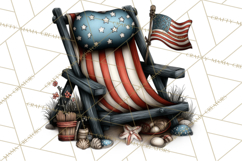 Americana Patriotic Summer Clipart Memorial Day July 4 Product Image 5