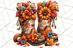 Feral Fall Friends Raccoon Opossum Squirrel Clipart Product Image 2