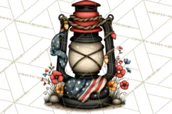 Americana Patriotic Summer Clipart Memorial Day July 4 Product Image 2