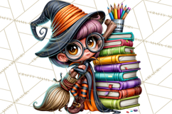 Halloween Teacher Clipart PNG School Bundle Product Image 3