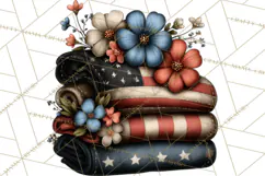 Americana Patriotic Summer Clipart Memorial Day July 4 Product Image 4