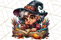 Halloween Teacher Clipart PNG School Bundle Product Image 5