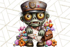 Cute Halloween Occupation Monsters PNG Clipart Product Image 5