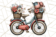Americana Patriotic Summer Clipart Memorial Day July 4 Product Image 5