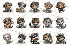 Kidcore Puppy Kitten Bear Clipart Cute Streetwear Animals Product Image 6