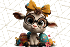 Easter PNG, Cottage Core Realistic Easter Animals Clipart Product Image 2