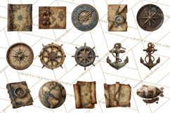 Clockwork Chronicles Vintage Steampunk Clipart PNG Files Product Image 6