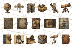Clockwork Chronicles Vintage Steampunk Clipart PNG Files Product Image 8