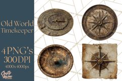 Clockwork Chronicles Vintage Steampunk Clipart PNG Files Product Image 1