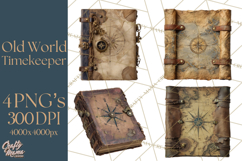 Clockwork Chronicles Vintage Steampunk Clipart PNG Files Product Image 1