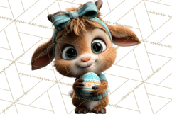 Easter PNG, Cottage Core Realistic Easter Animals Clipart Product Image 4