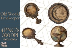 Clockwork Chronicles Vintage Steampunk Clipart PNG Files Product Image 1