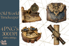 Clockwork Chronicles Vintage Steampunk Clipart PNG Files Product Image 1