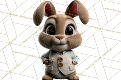 Easter PNG, Cottage Core Realistic Easter Animals Clipart Product Image 5