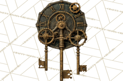 Clockwork Chronicles Vintage Steampunk Clipart PNG Files Product Image 4