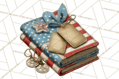 Inspirational Patriotic Memorial Clipart, 4th of July Png Product Image 4