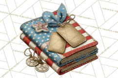 Inspirational Patriotic Memorial Clipart, 4th of July Png Product Image 4