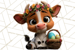 Easter PNG, Cottage Core Realistic Easter Animals Clipart Product Image 2