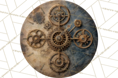 Clockwork Chronicles Vintage Steampunk Clipart PNG Files Product Image 3
