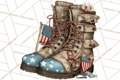 Inspirational Patriotic Memorial Clipart, 4th of July Png Product Image 3