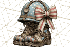 Inspirational Patriotic Memorial Clipart, 4th of July Png Product Image 3