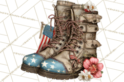 Inspirational Patriotic Memorial Clipart, 4th of July Png Product Image 4