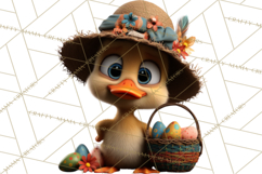 Easter PNG, Cottage Core Realistic Easter Animals Clipart Product Image 4