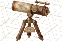 Clockwork Chronicles Vintage Steampunk Clipart PNG Files Product Image 5