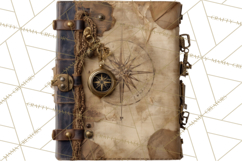 Clockwork Chronicles Vintage Steampunk Clipart PNG Files Product Image 2