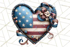 Inspirational Patriotic Memorial Clipart, 4th of July Png Product Image 3