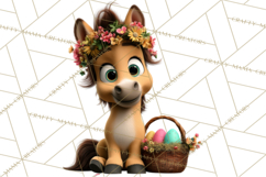 Easter PNG, Cottage Core Realistic Easter Animals Clipart Product Image 5
