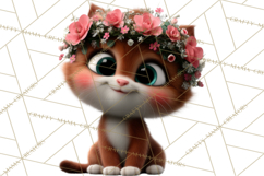 Easter PNG, Cottage Core Realistic Easter Animals Clipart Product Image 4