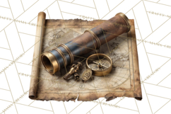 Clockwork Chronicles Vintage Steampunk Clipart PNG Files Product Image 2