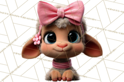 Easter PNG, Cottage Core Realistic Easter Animals Clipart Product Image 2