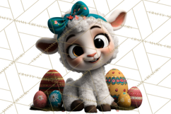Easter PNG, Cottage Core Realistic Easter Animals Clipart Product Image 3