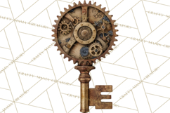 Clockwork Chronicles Vintage Steampunk Clipart PNG Files Product Image 4