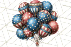 Inspirational Patriotic Memorial Clipart, 4th of July Png Product Image 3