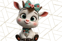 Easter PNG, Cottage Core Realistic Easter Animals Clipart Product Image 3